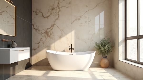 Panneaux muraux salle de bain : l’alliance du style et de l'imperméabilité